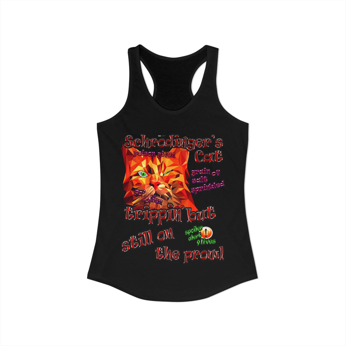 schrodinger's cat - Women's Ideal Racerback Tank