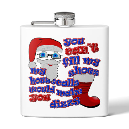 santa's shoes - Stainless Steel Flask