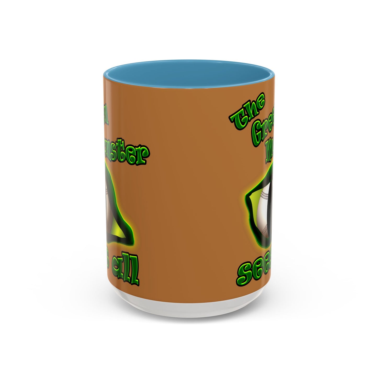 green monster - Accent Mug (light brown)