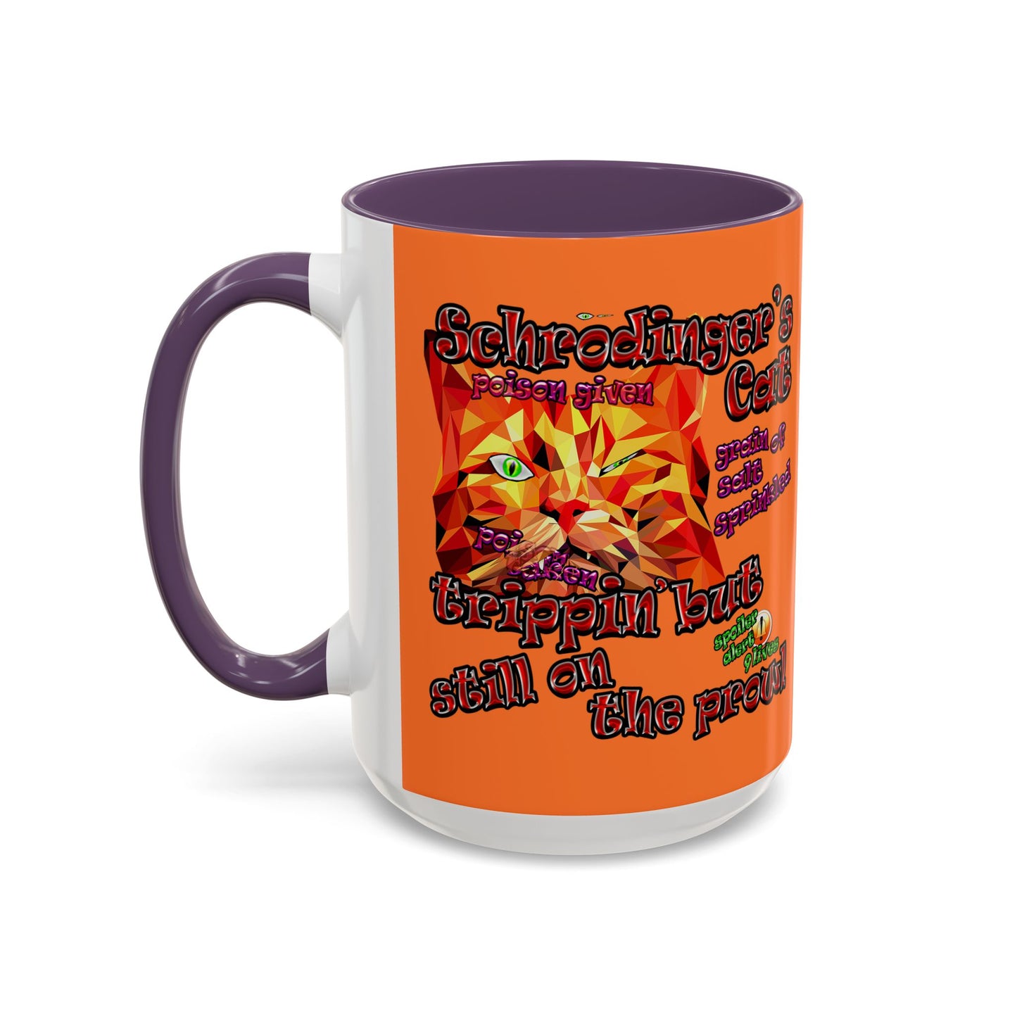 schrodinger's cat - Accent Mug (crusta)