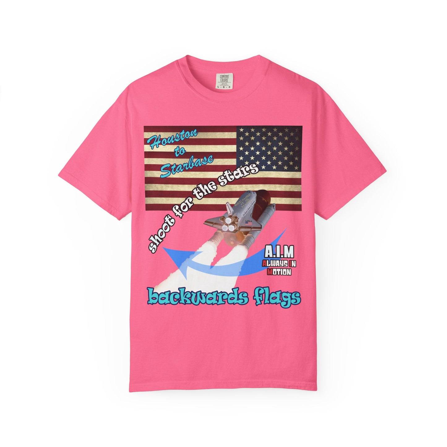shoot for the stars - Unisex Garment-Dyed T-shirt