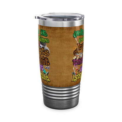 the bum's shit - Ringneck Tumbler, 20oz (brown papyrus)