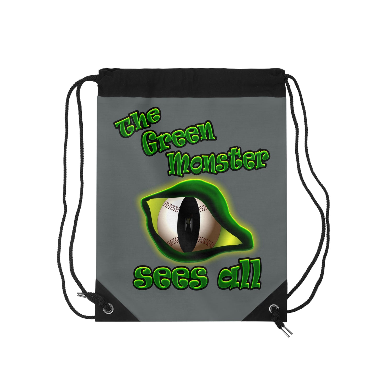 green monster - Drawstring Bag (dark grey)