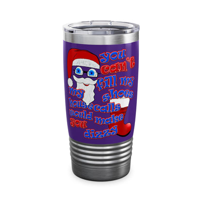 santa's shoes - Ringneck Tumbler, 20oz (purple)