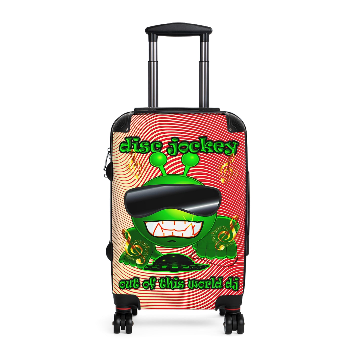disc jockey - Suitcase (yellow-orange wave)