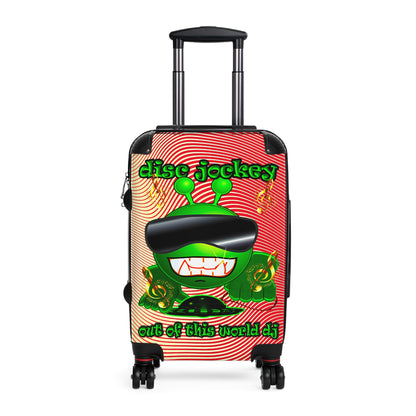disc jockey - Suitcase (yellow-orange wave)