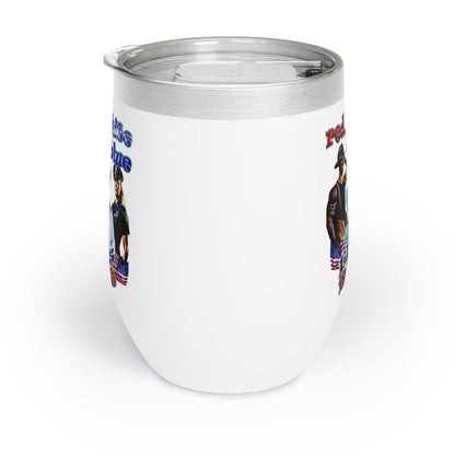 rw&b lives matter - Chill Wine Tumbler