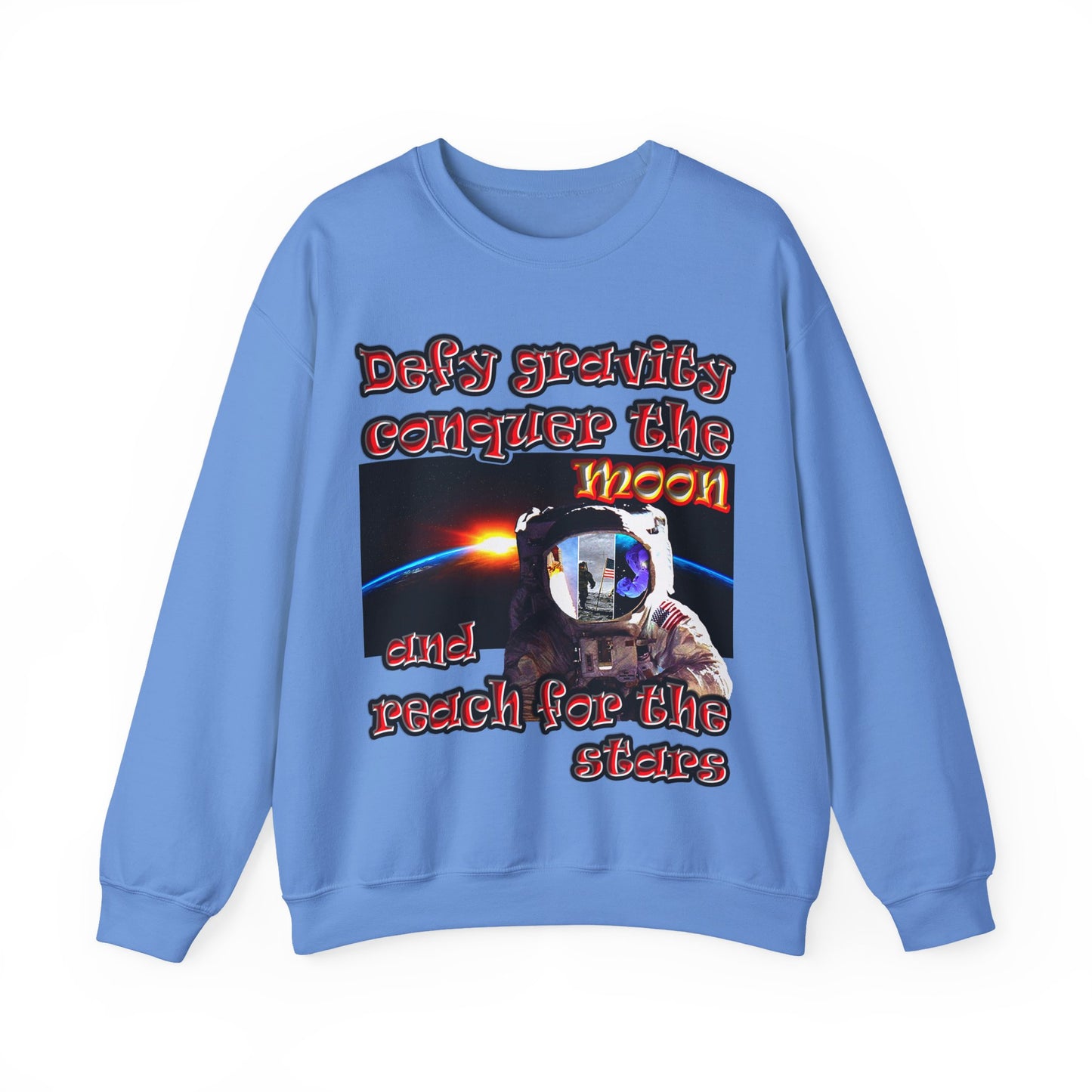 defy conquer reach - Unisex Heavy Blend™ Crewneck Sweatshirt