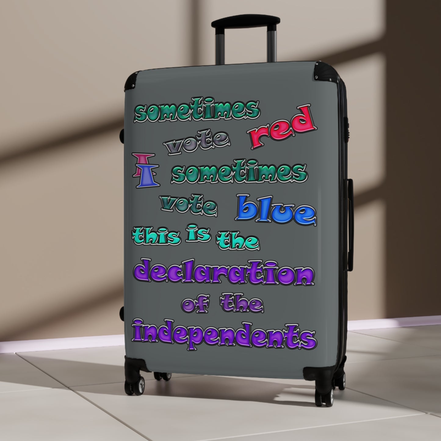 declaration of the independents - Suitcase (dark grey)