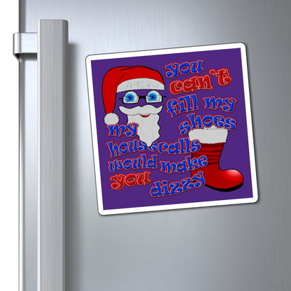 santa's shoes - Magnets - (purple)