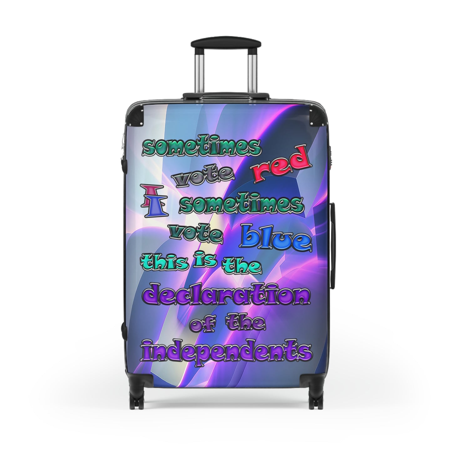 declaration of the independents - Suitcase (grey-pink wave)