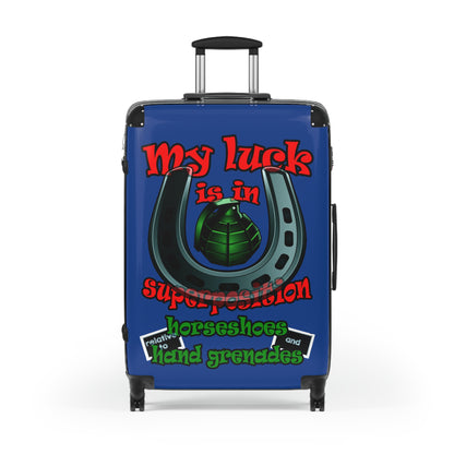 my luck - Suitcase (dark blue)