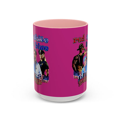 rw&b lives matter - Accent Mug (pink)