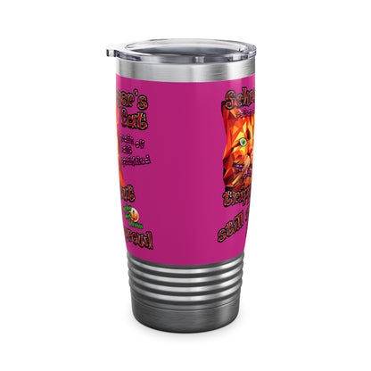 schrodinger's cat - Ringneck Tumbler, 20oz (pink)
