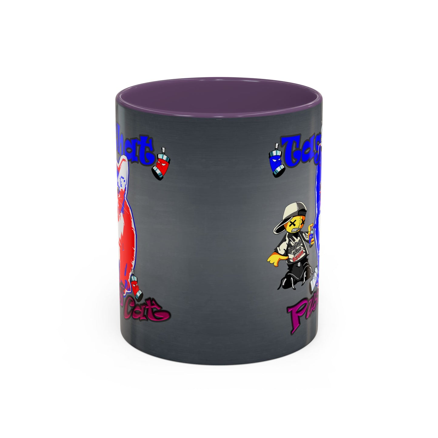 tag that - Accent Mug (grey-light grey)
