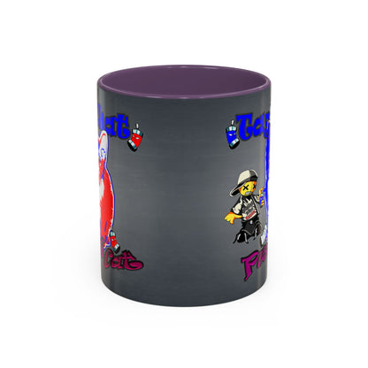 tag that - Accent Mug (grey-light grey)