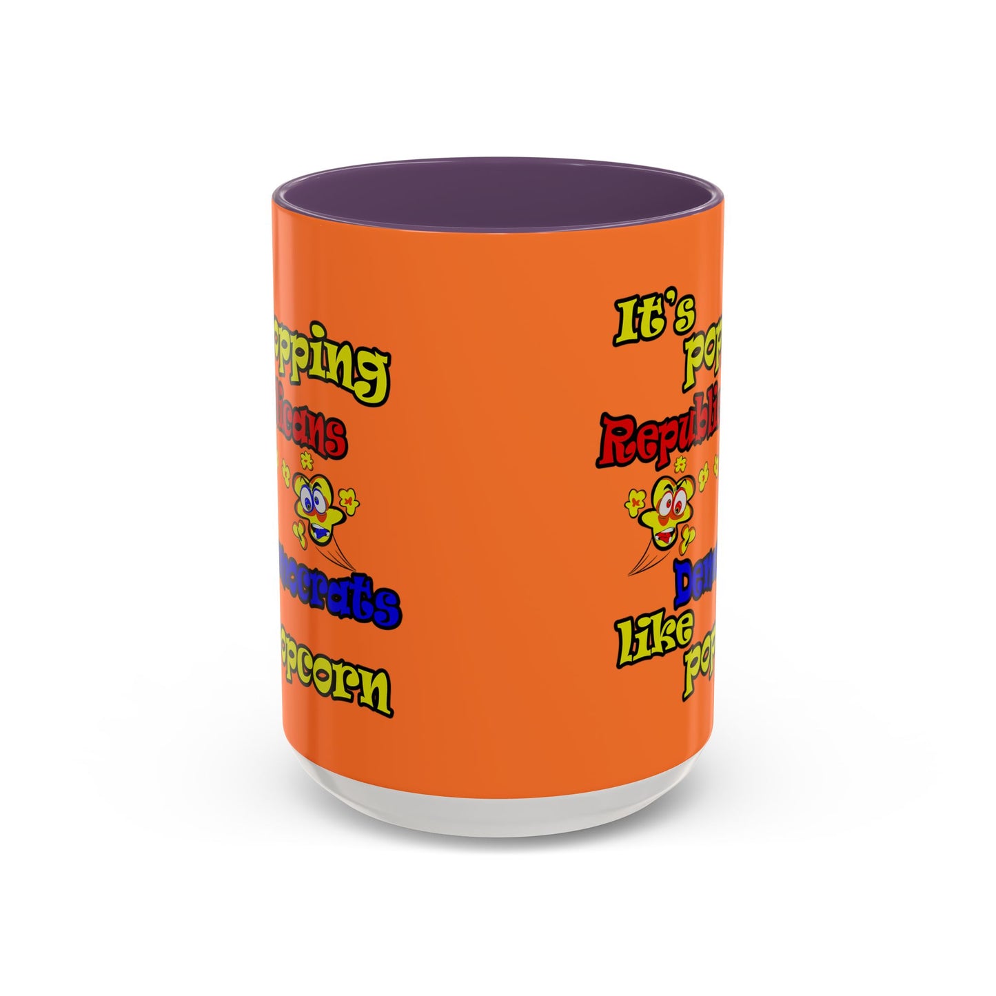 popping like popcorn - Accent Mug (crusta)