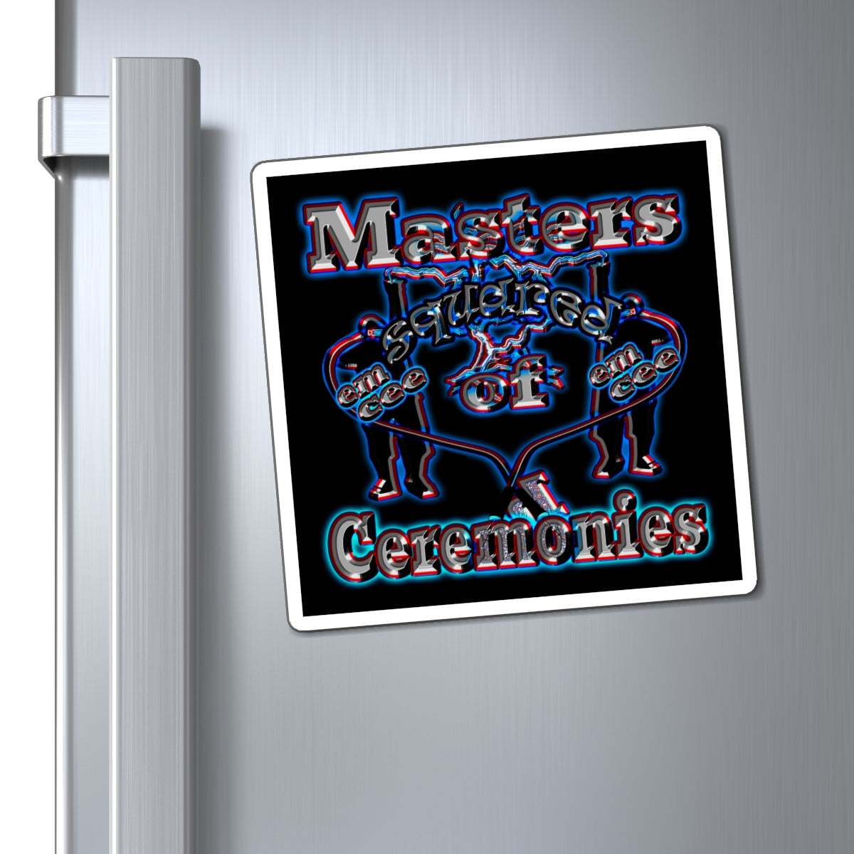 em cee squared - Magnets - (black)