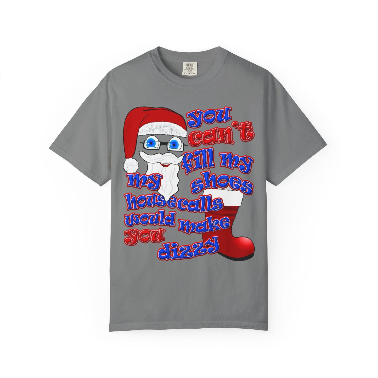 santa's shoes - Unisex Garment-Dyed T-shirt
