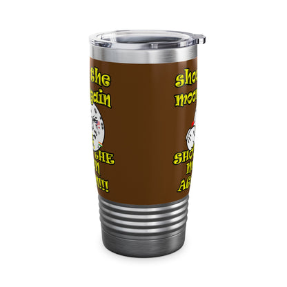 shoot the moon again - Ringneck Tumbler, 20oz (brown)