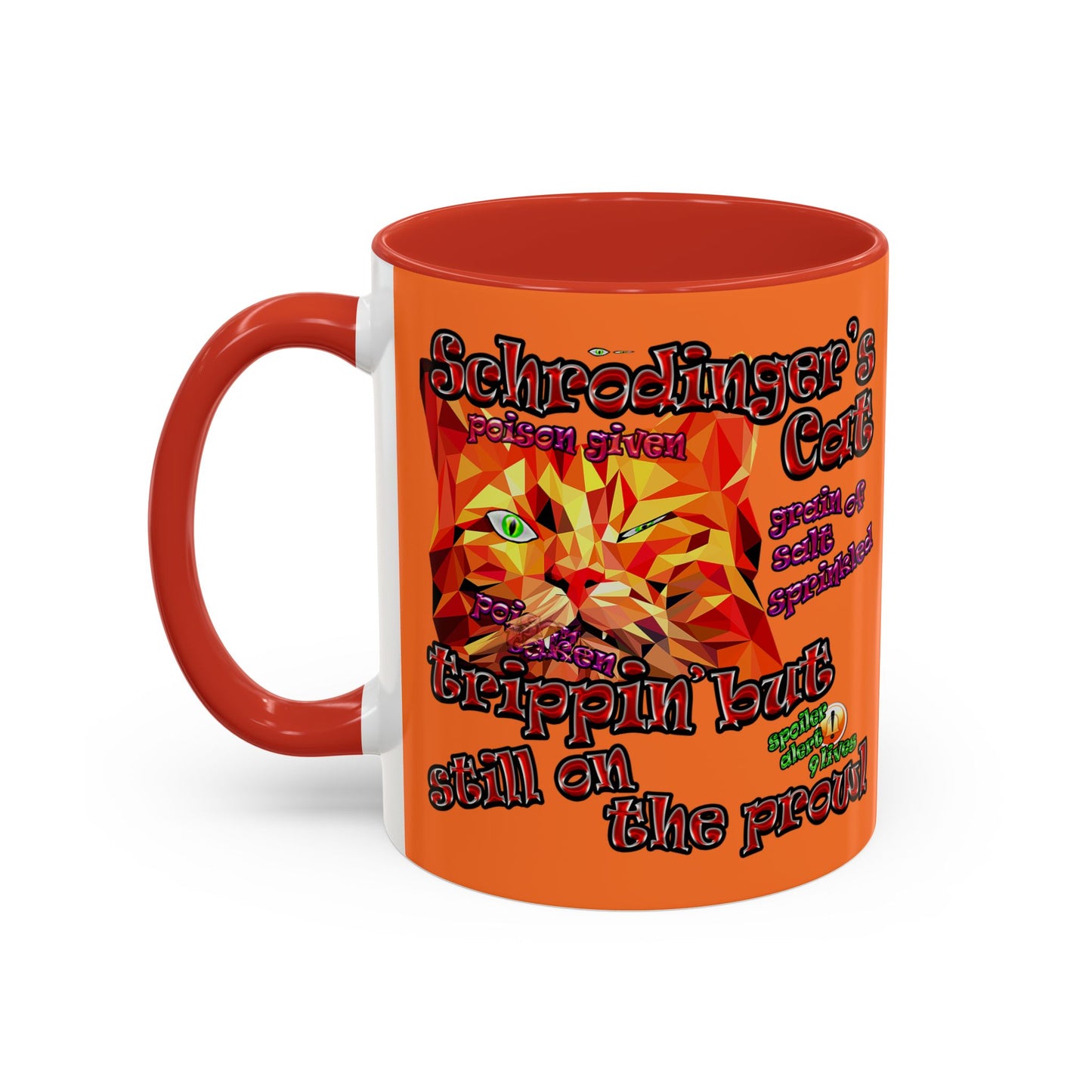 schrodinger's cat - Accent Mug (crusta)