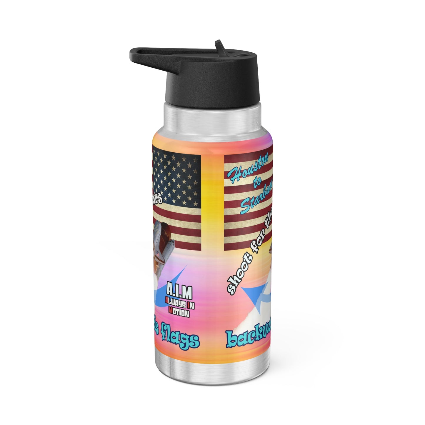 shoot for the stars - Gator Tumbler, 32oz (color blur)