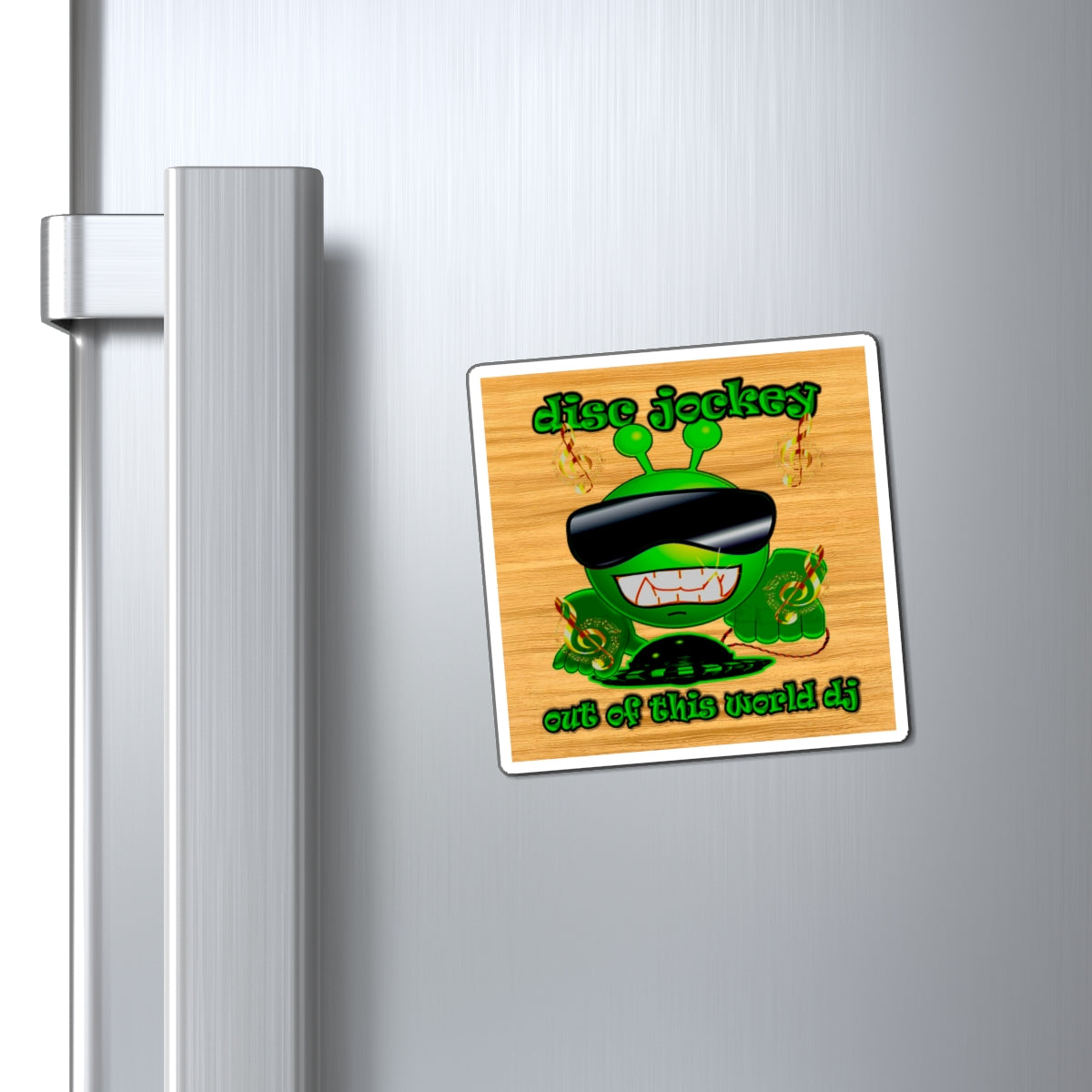 disc jockey - Magnets - (butterscotch wood finish)