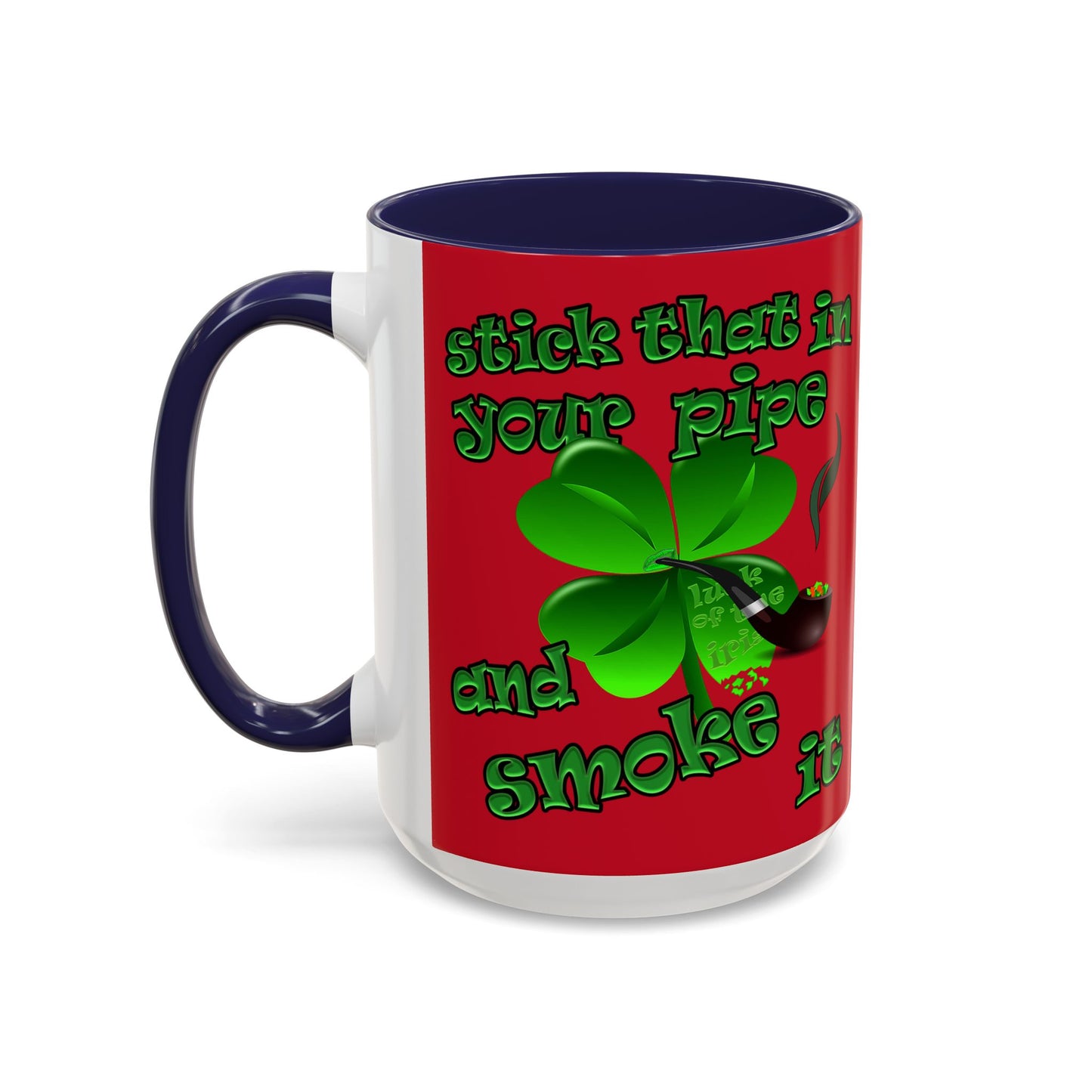 celtics logo - Accent Mug (dark red)