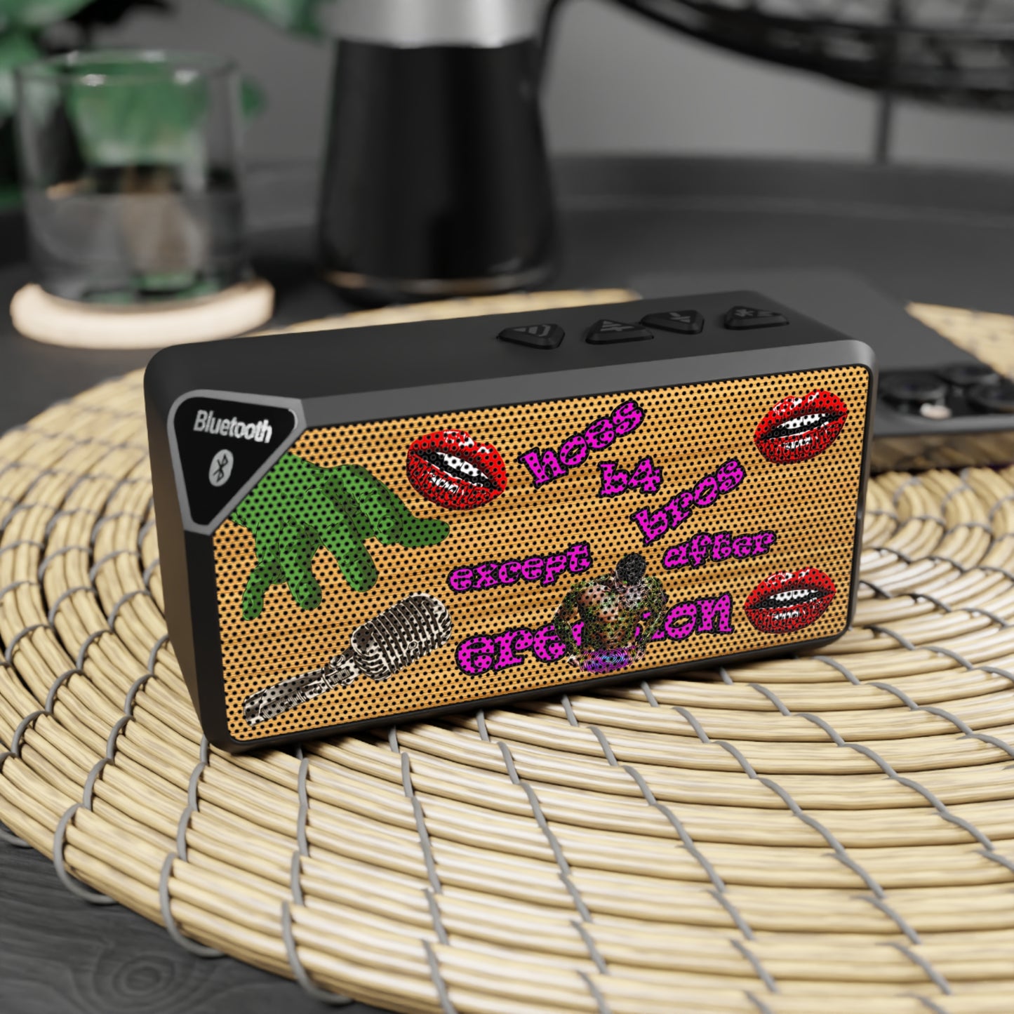 hoes b4 bros - Jabba Bluetooth Speaker (butterscotch wood finish)