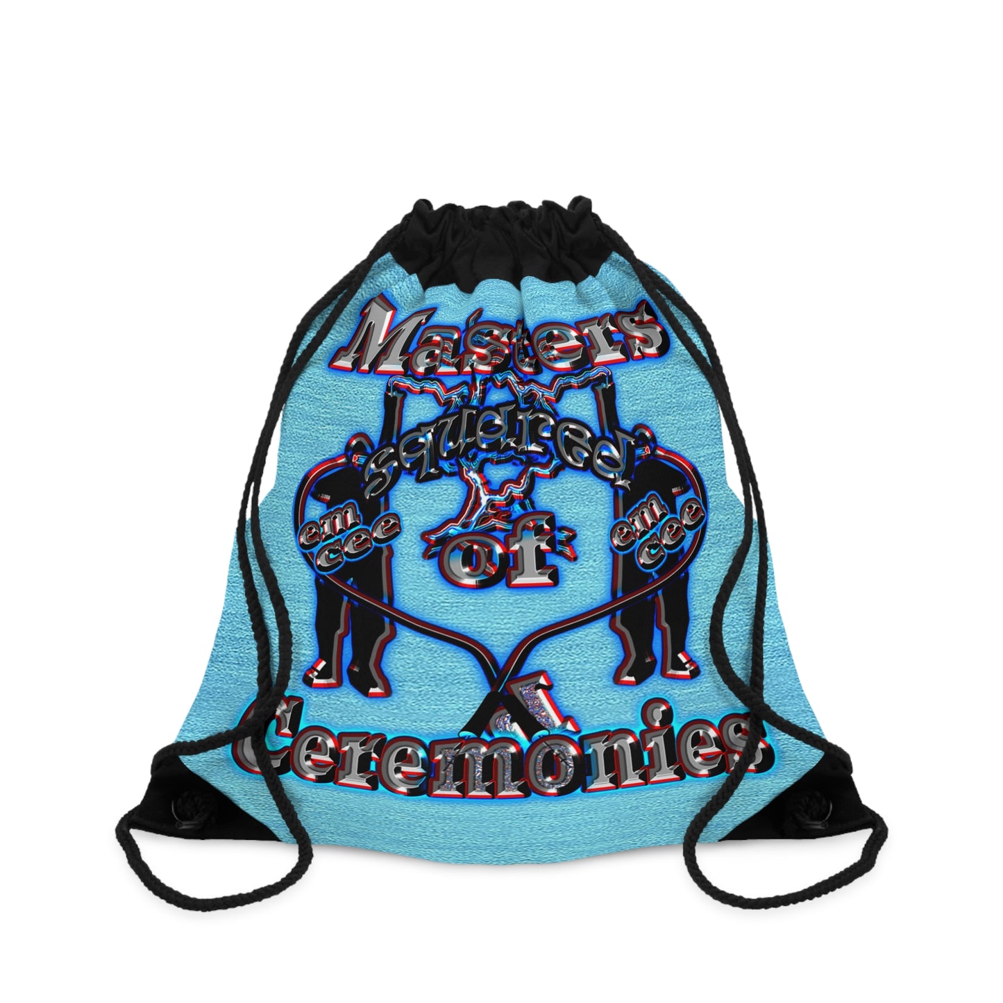 em cee squared - Drawstring Bag (faded blue)