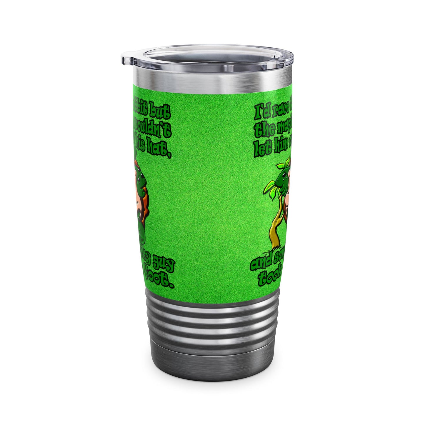 turtle race - Ringneck Tumbler, 20oz (green turf)