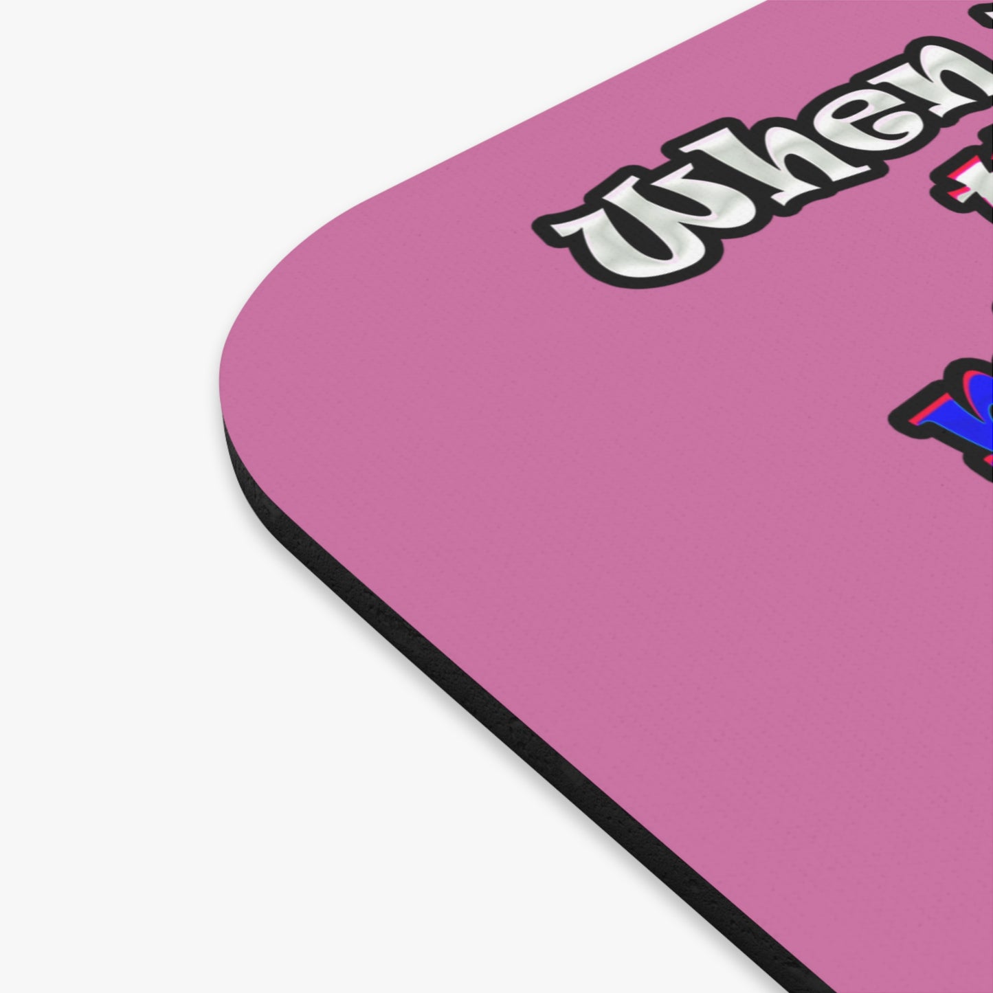 doggystyle - Mouse Pad (Rectangle) (light pink)