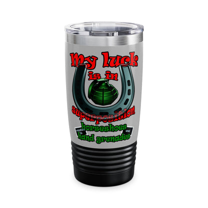 my luck - Ringneck Tumbler, 20oz (light grey)