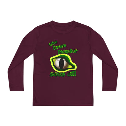 green monster - Youth Long Sleeve Competitor Tee