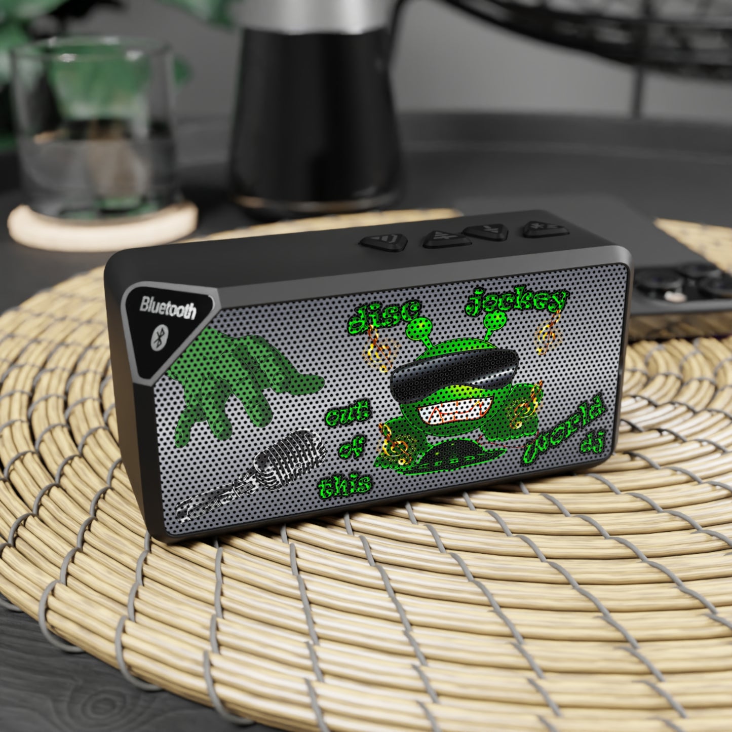 disc jockey - Jabba Bluetooth Speaker (brushed nickel)
