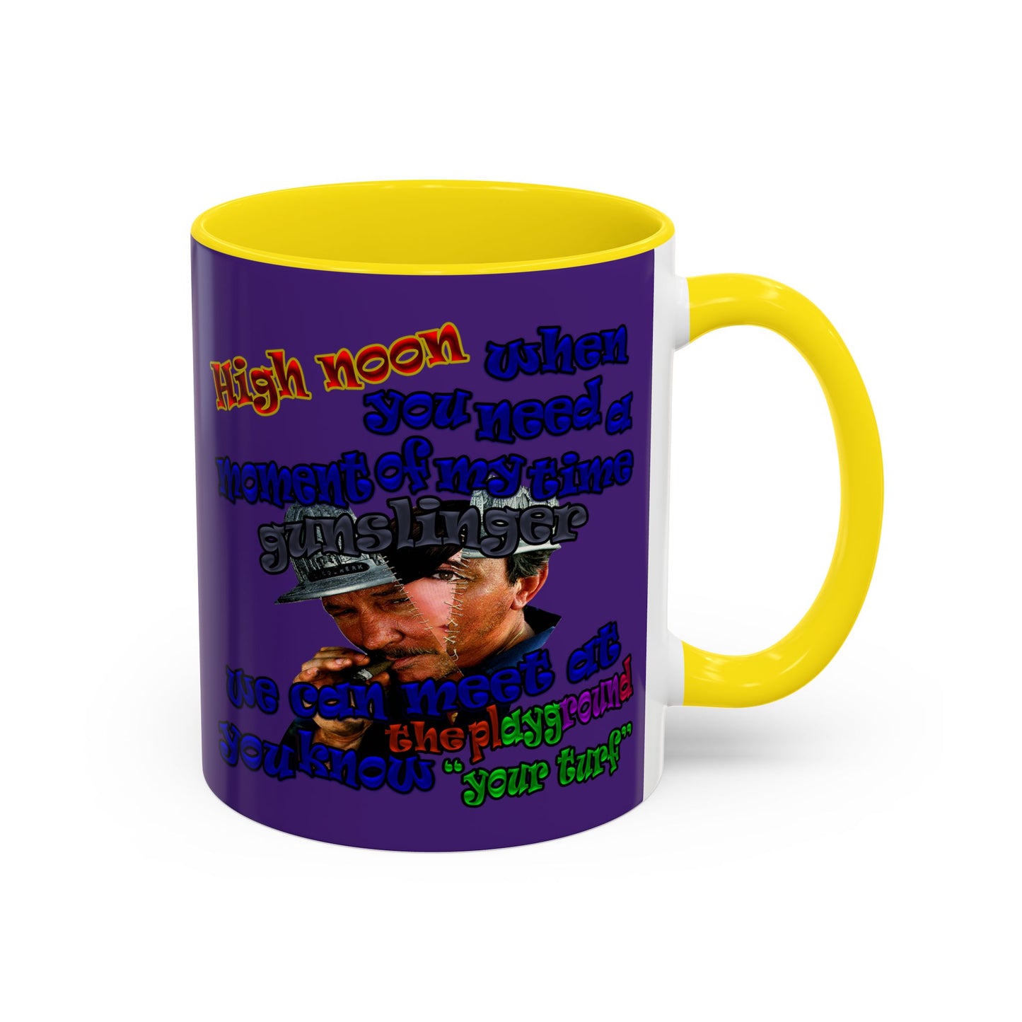 high noon - Accent Mug (purple)