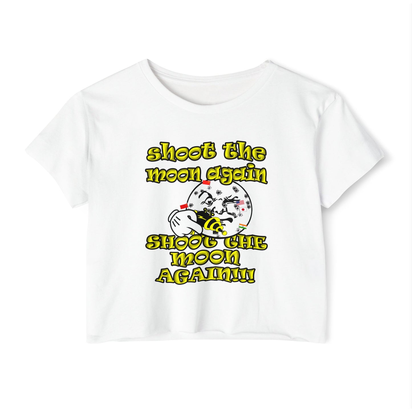 shoot the moon again - Women's Festival Crop Top
