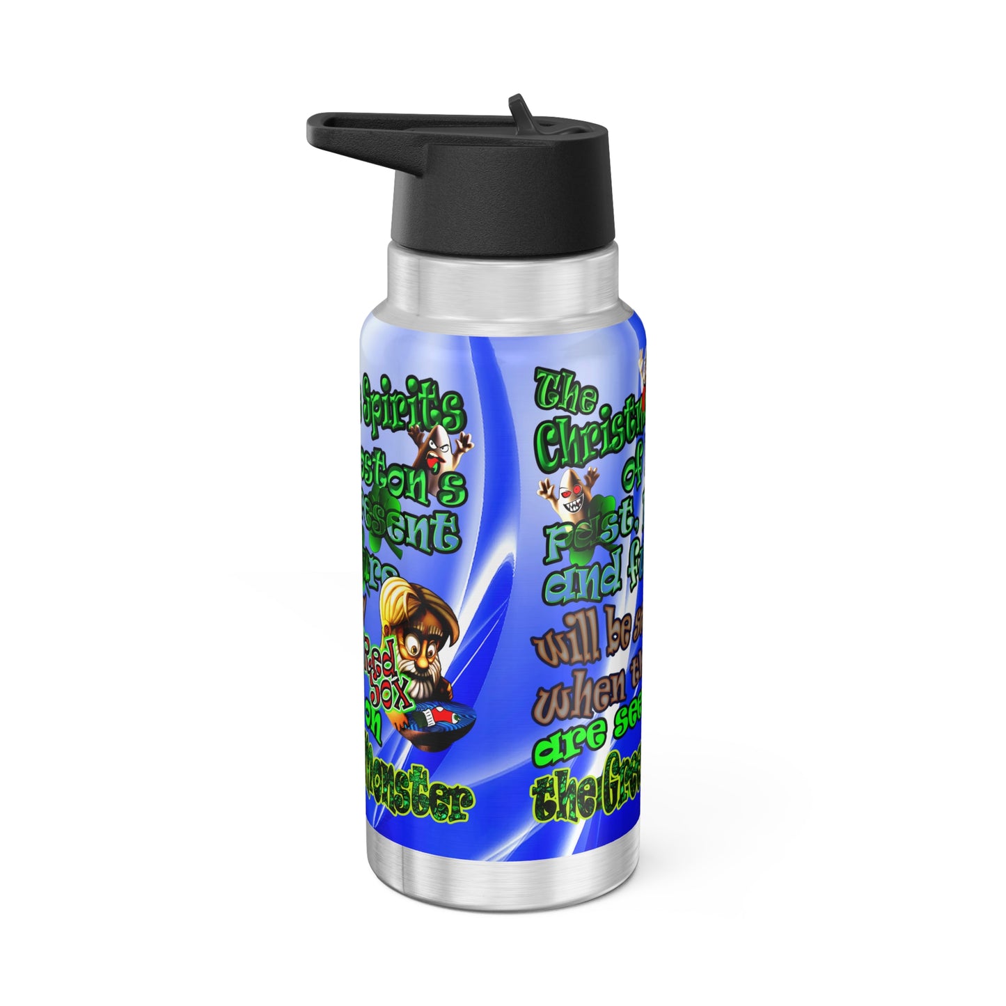 christmas spirits of boston - Gator Tumbler, 32oz  (blue-white wave)