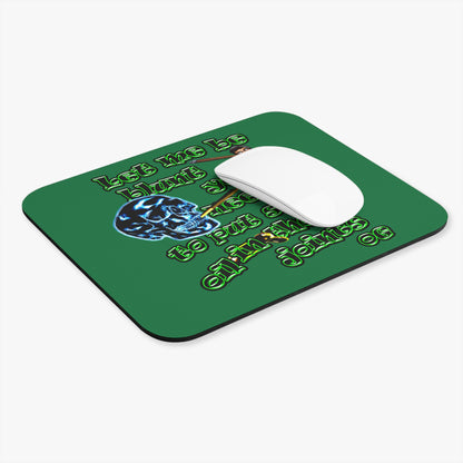 og - Mouse Pad (Rectangle) (dark green)