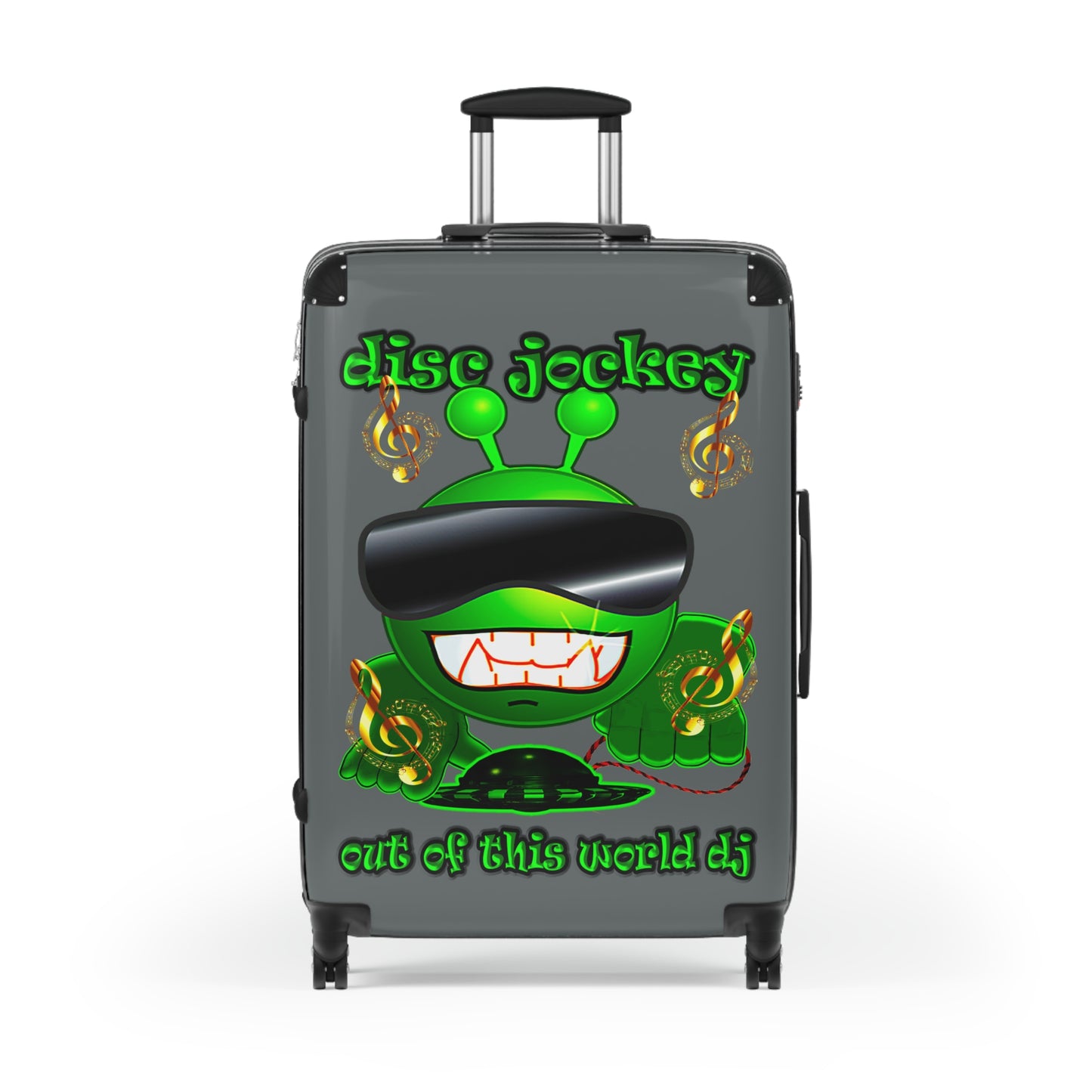 disc jockey - Suitcase (dark grey)