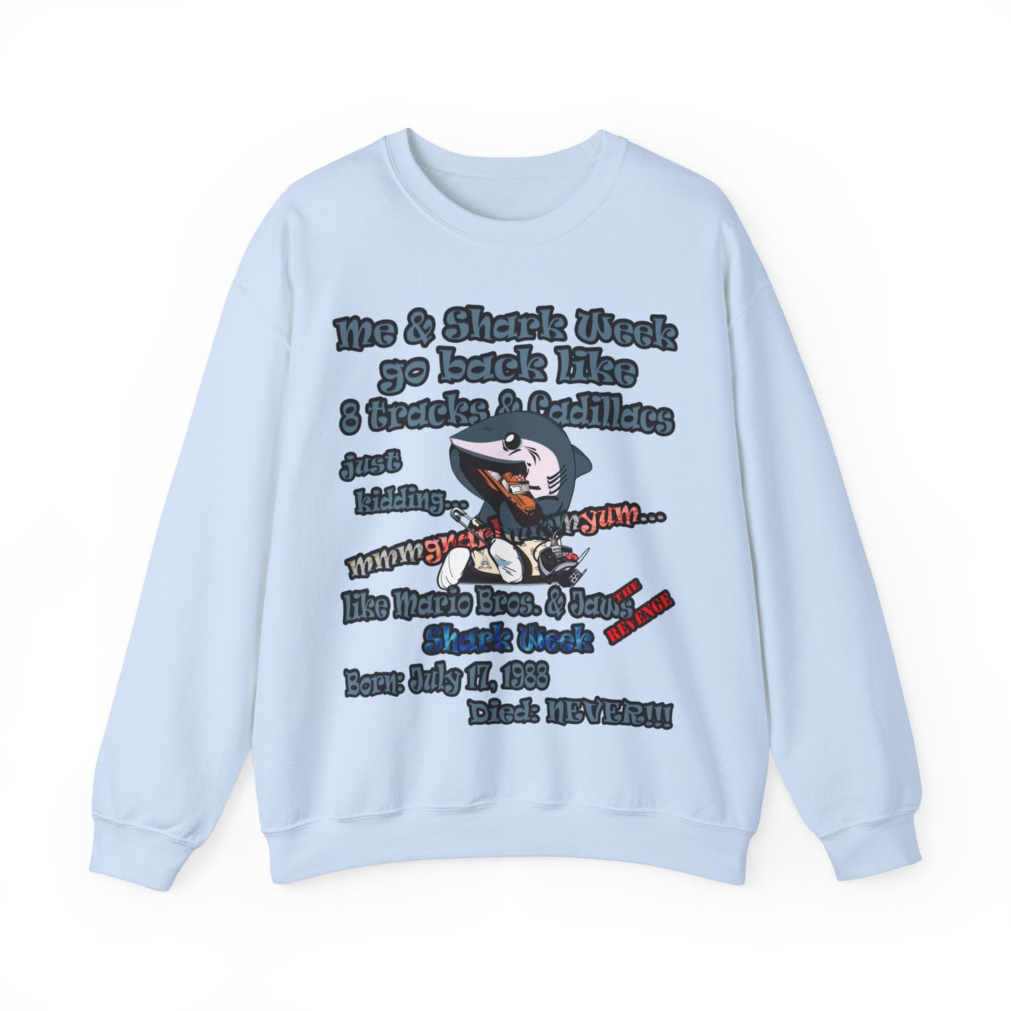 shark week - Unisex Heavy Blend™ Crewneck Sweatshirt