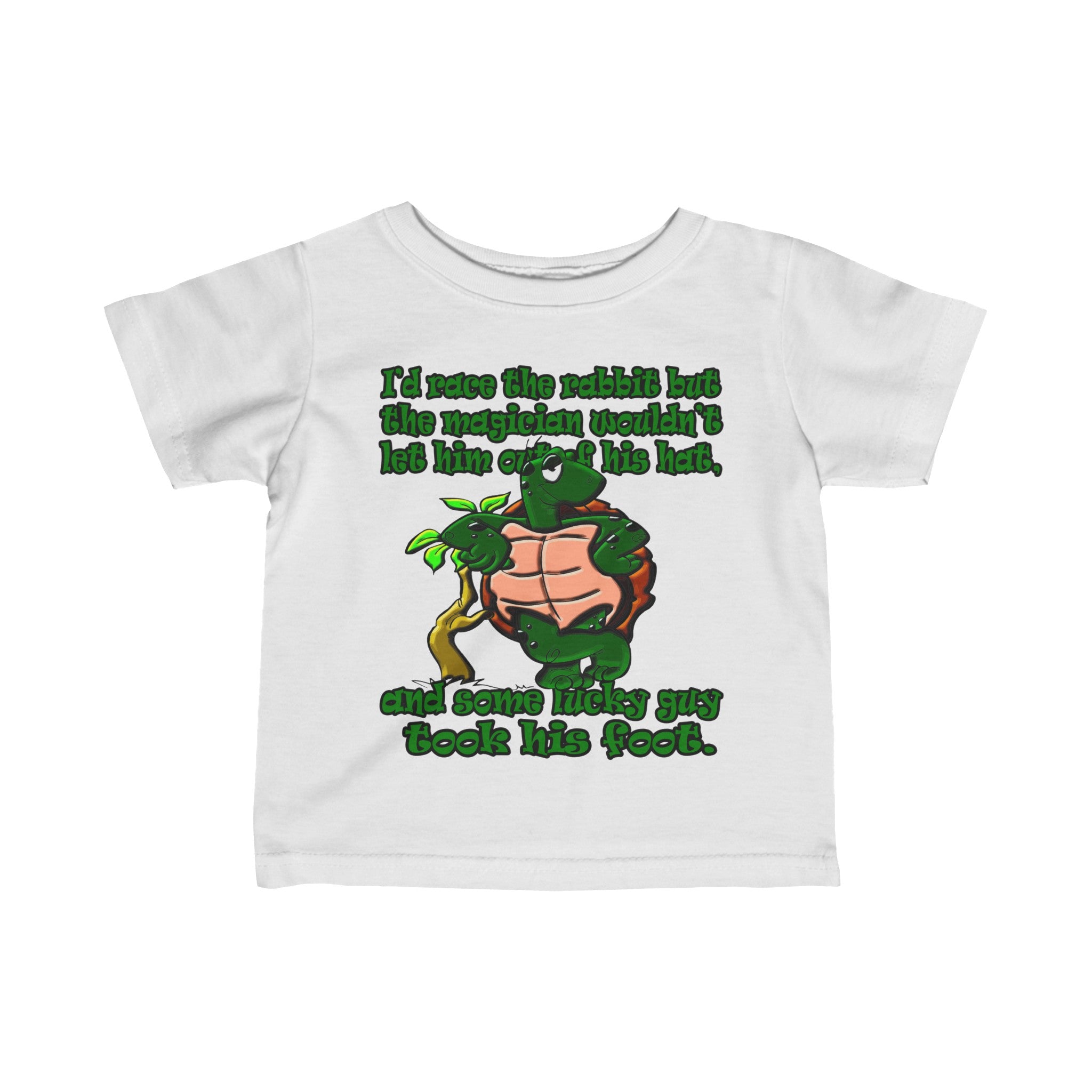 turtle race - Infant Fine Jersey Tee