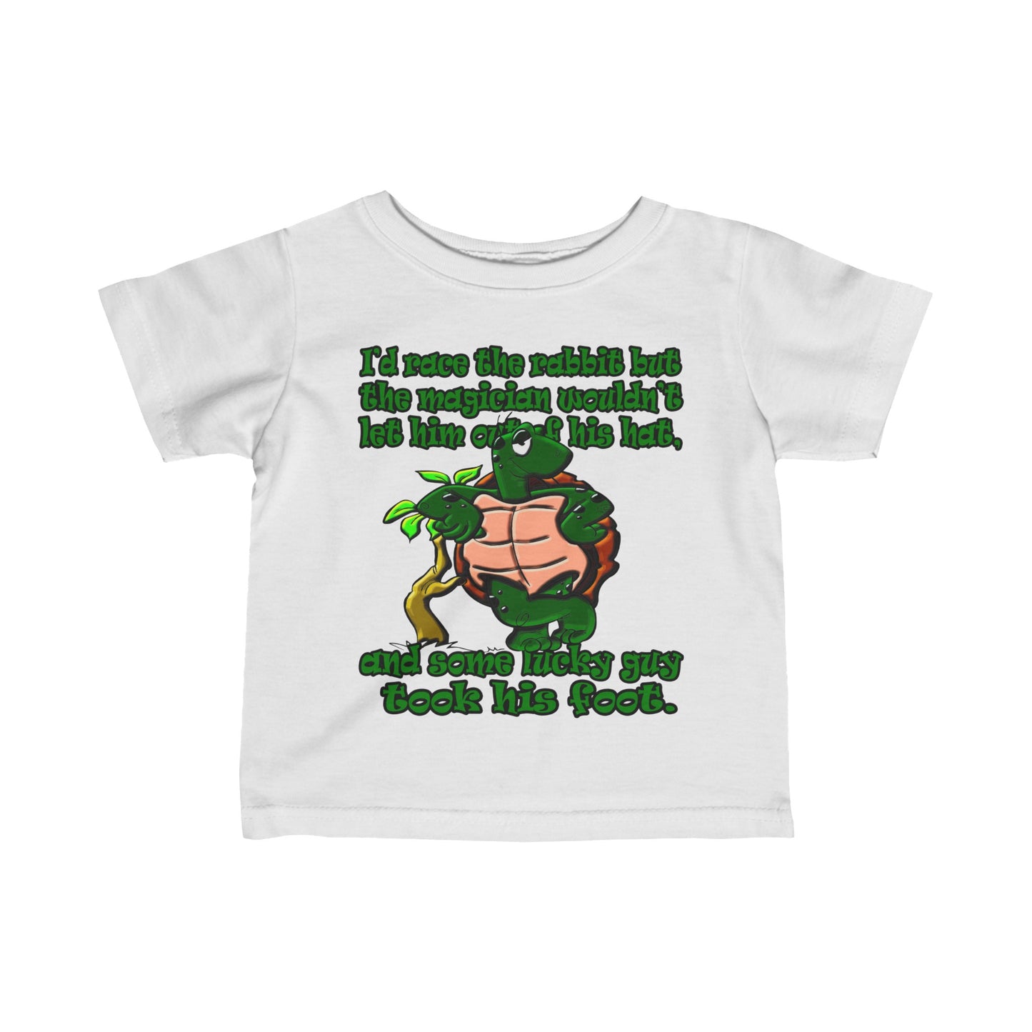 turtle race - Infant Fine Jersey Tee