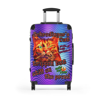 schrodinger's cat - Suitcase (purple wave)