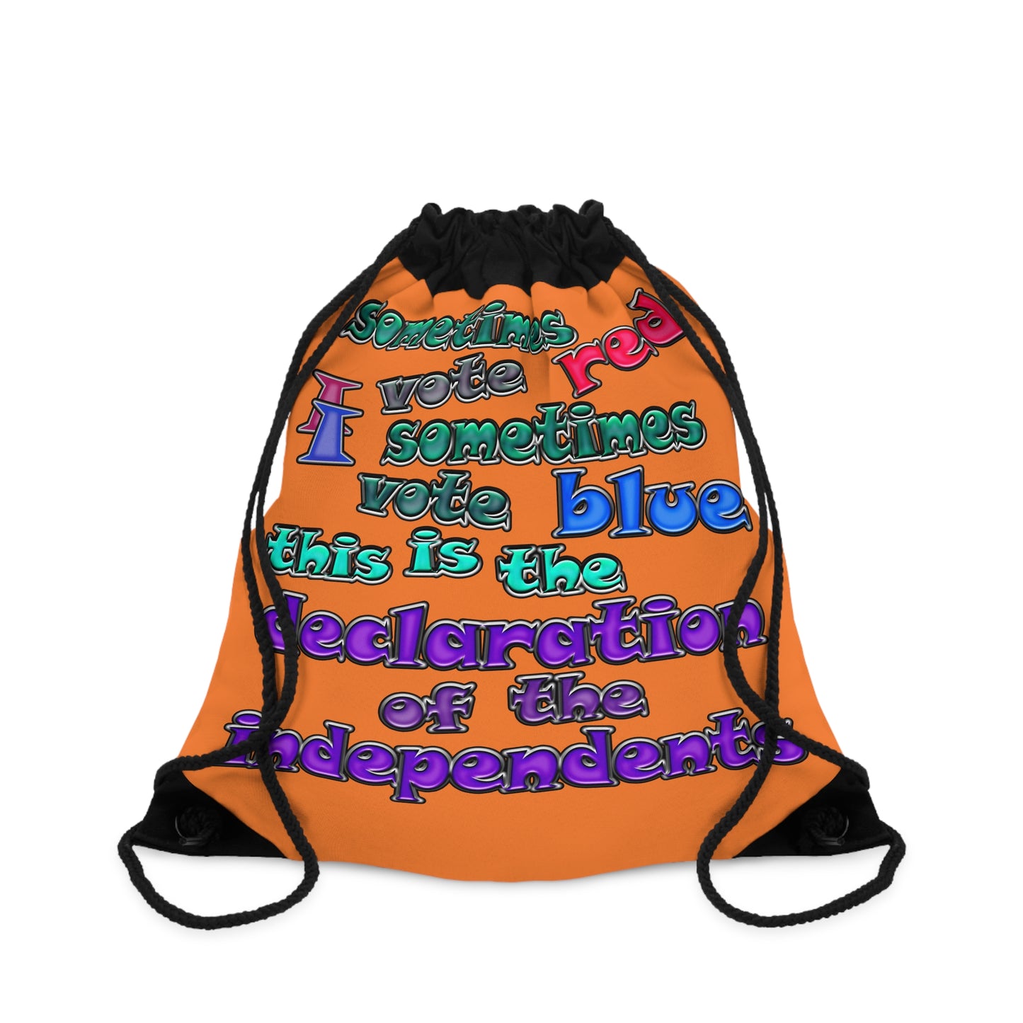 declaration of the independents - Drawstring Bag (crusta)