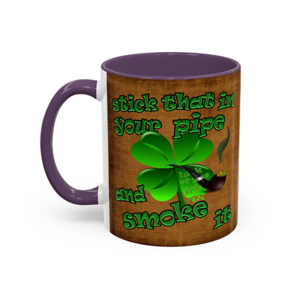 celtics logo - Accent Mug (brown papyrus)
