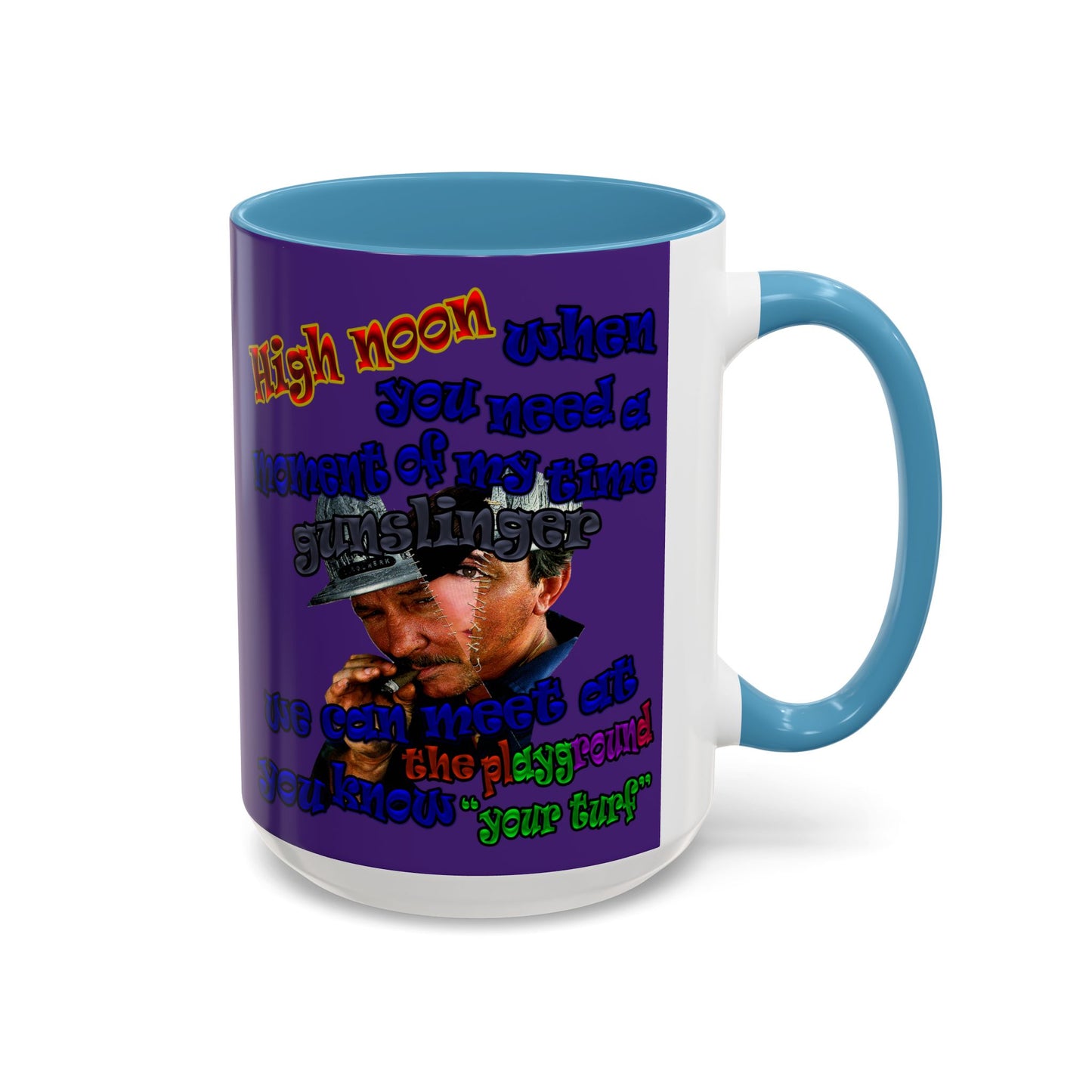 high noon - Accent Mug (purple)