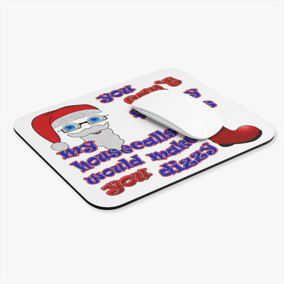 santa's shoes - Mouse Pad (Rectangle) (white)