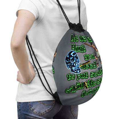 og - Drawstring Bag (grey-light grey)