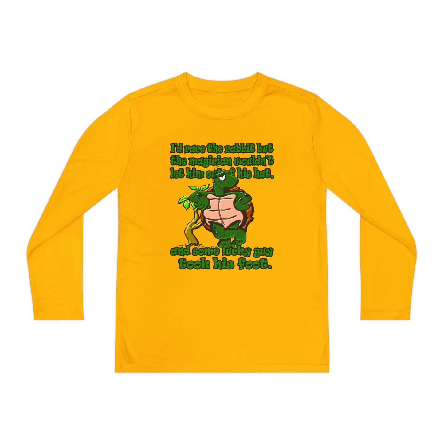 turtle race - Youth Long Sleeve Competitor Tee